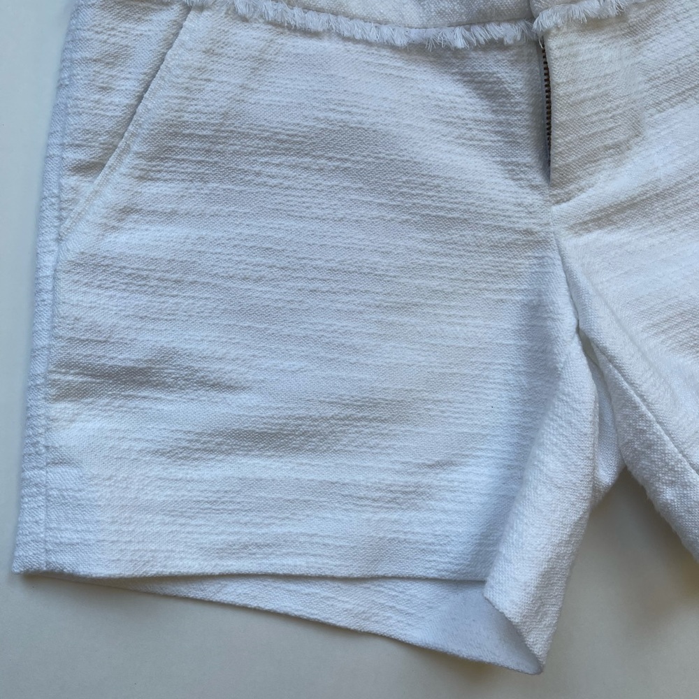 🎉HOST PICK🎉 Lilly Pulitzer white cotton/tweed/fringe shorts - Picture 6 of 14